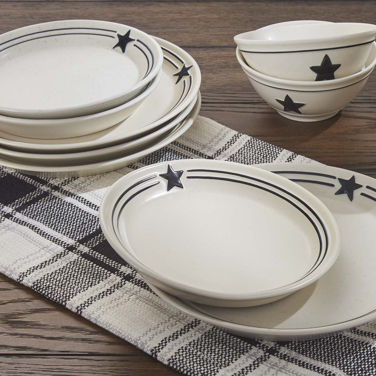 Country Star Salad Plates - Set of 8 Park Designs