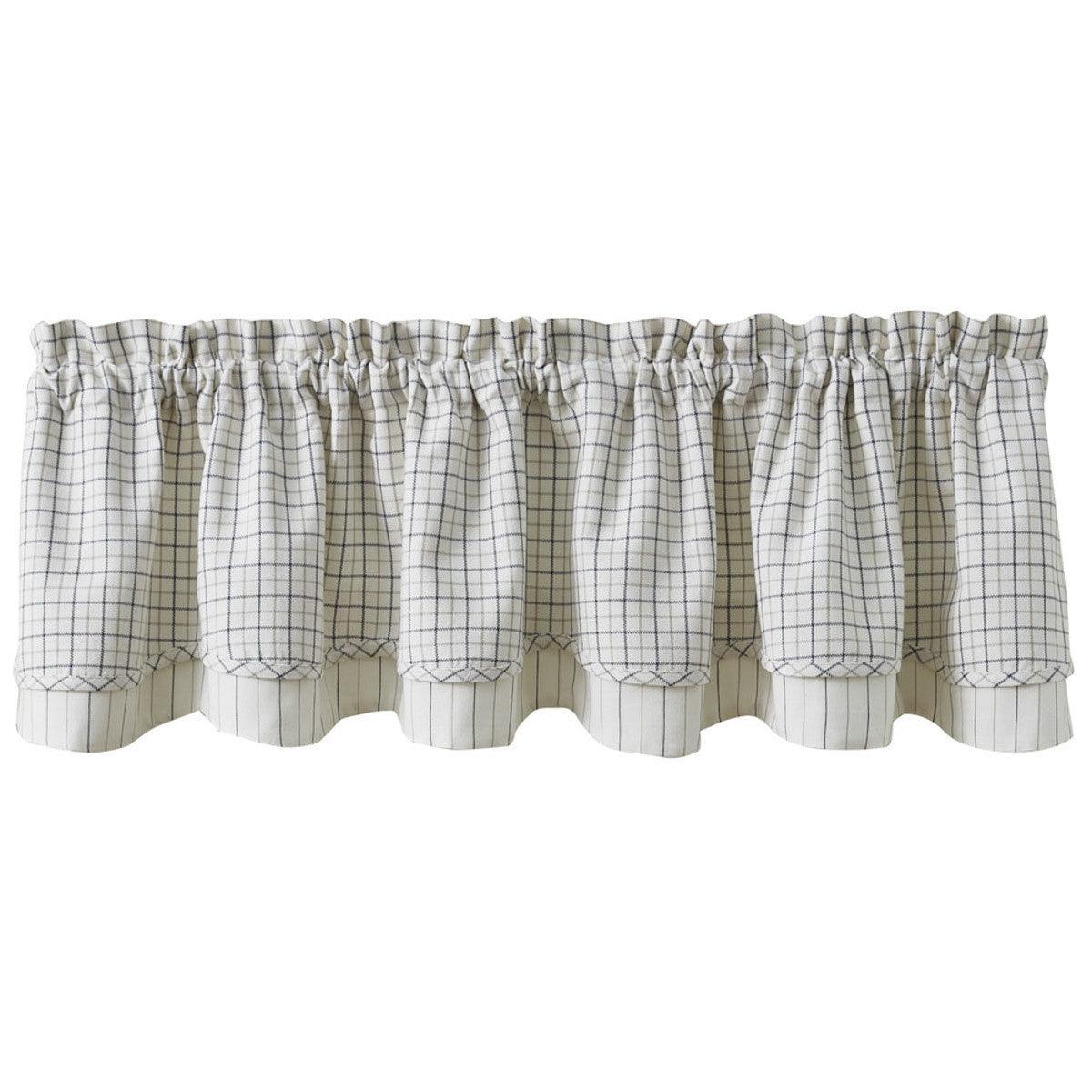 Jam Jar Layered Valance Set of 2 - Lined Layered Park Designs - The Fox Decor