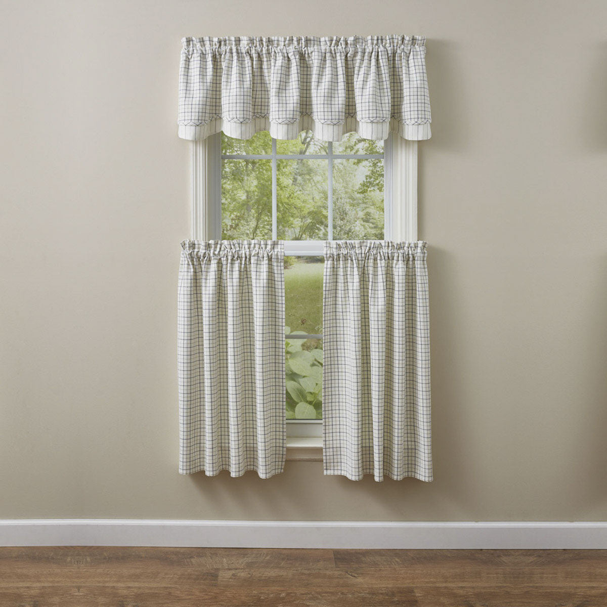 Jam Jar Window Curtain Tiers 72