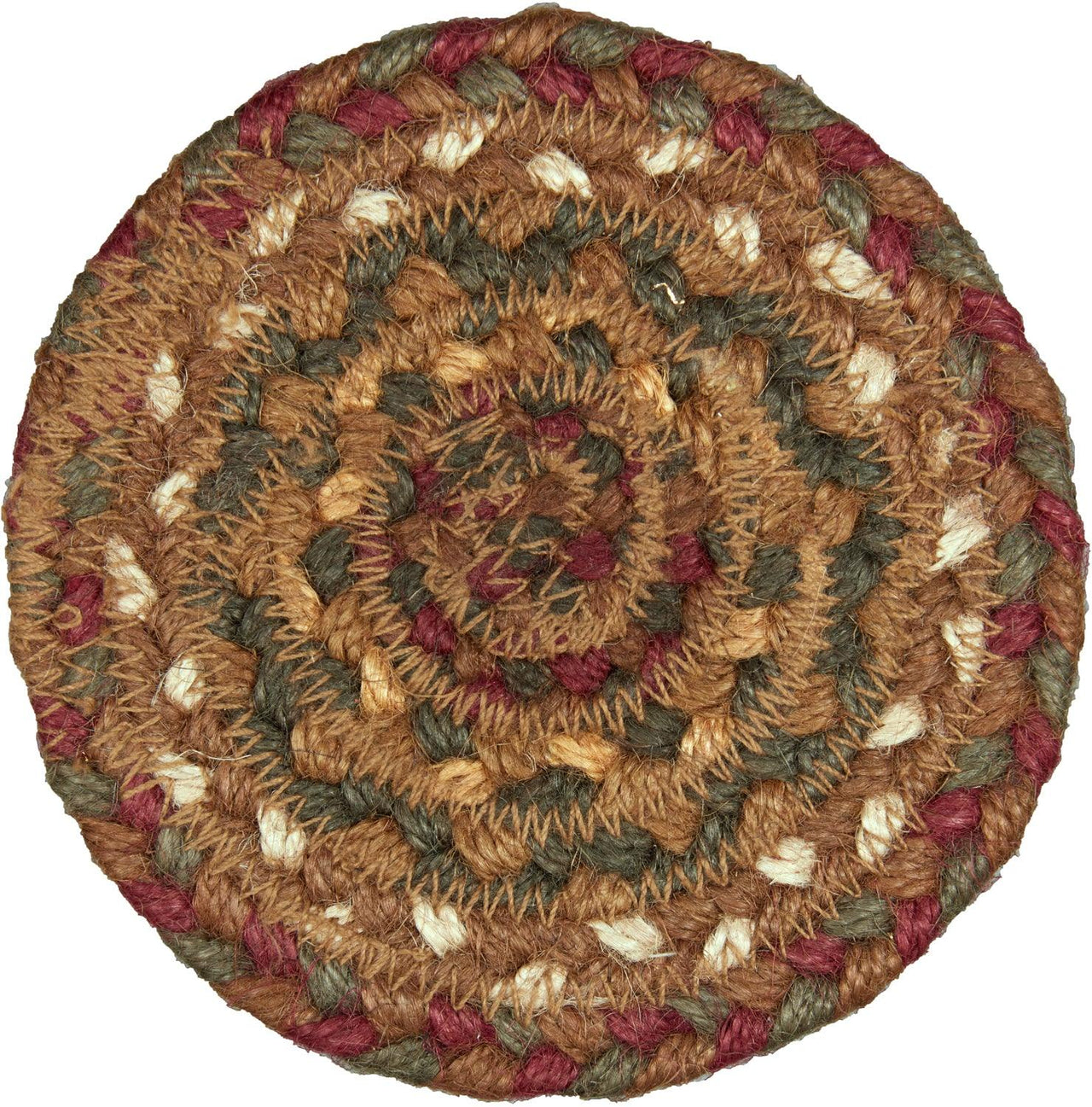 Tea Cabin Jute Coaster Set of 6 VHC Brands - The Fox Decor