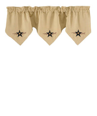 Thumbnail for Farmhouse Star Vine Valance - Triple Point Park Designs - The Fox Decor