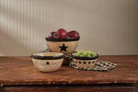 Thumbnail for Star Vine Farmhouse Mixing Bowls- Set of 3 Assorted Park Designs - The Fox Decor