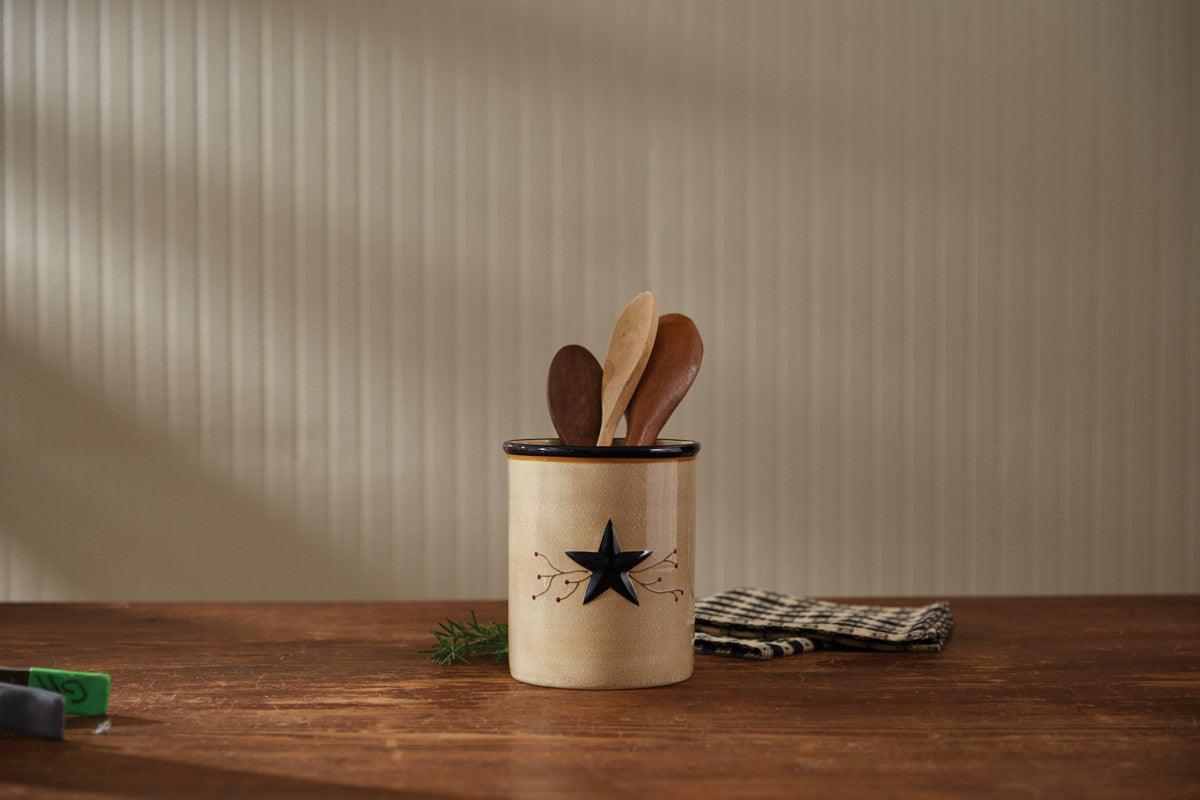 Star Vine Utensil Crock - Park Designs - The Fox Decor