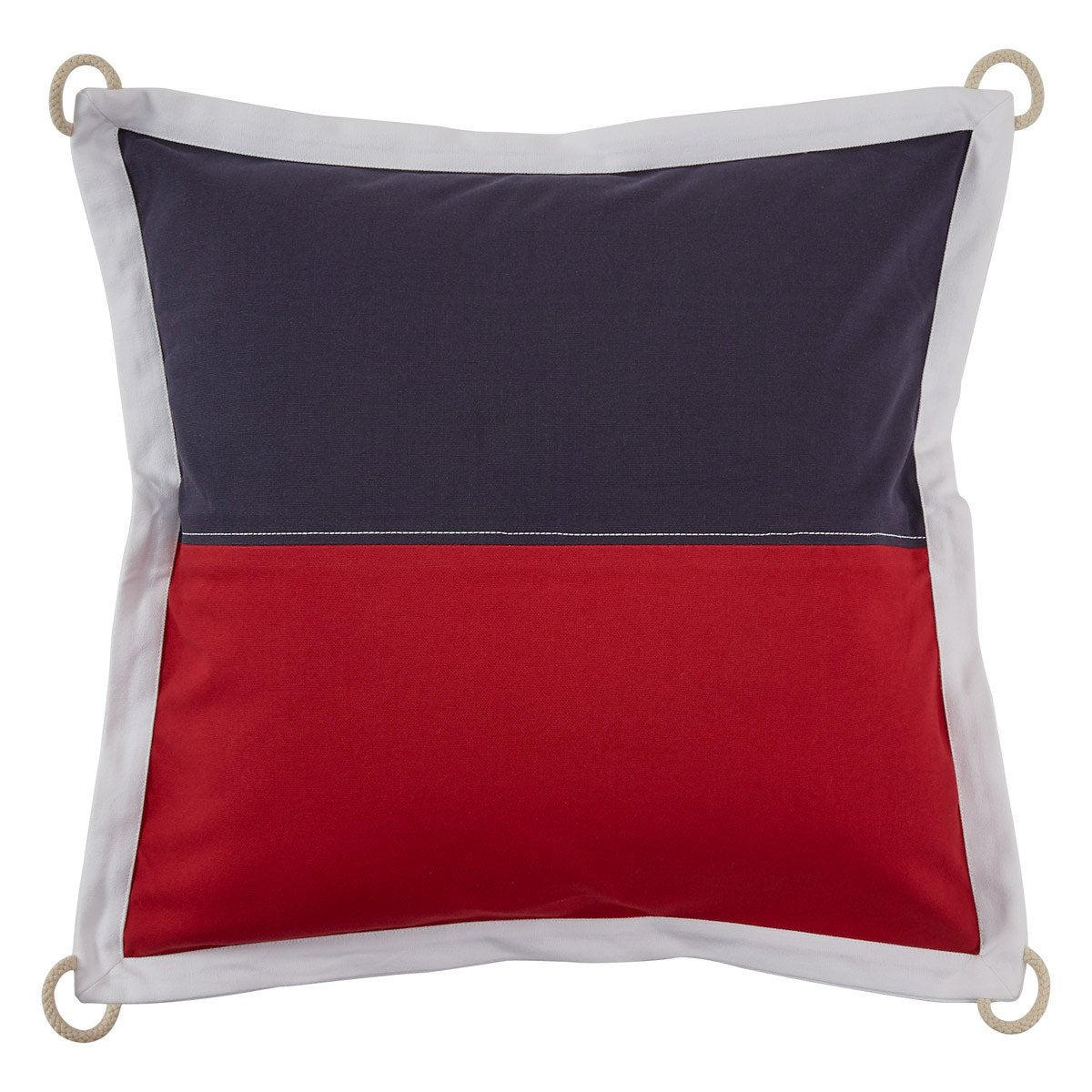Nautical Flag 20" Pillow with Poly Insert  - Split P