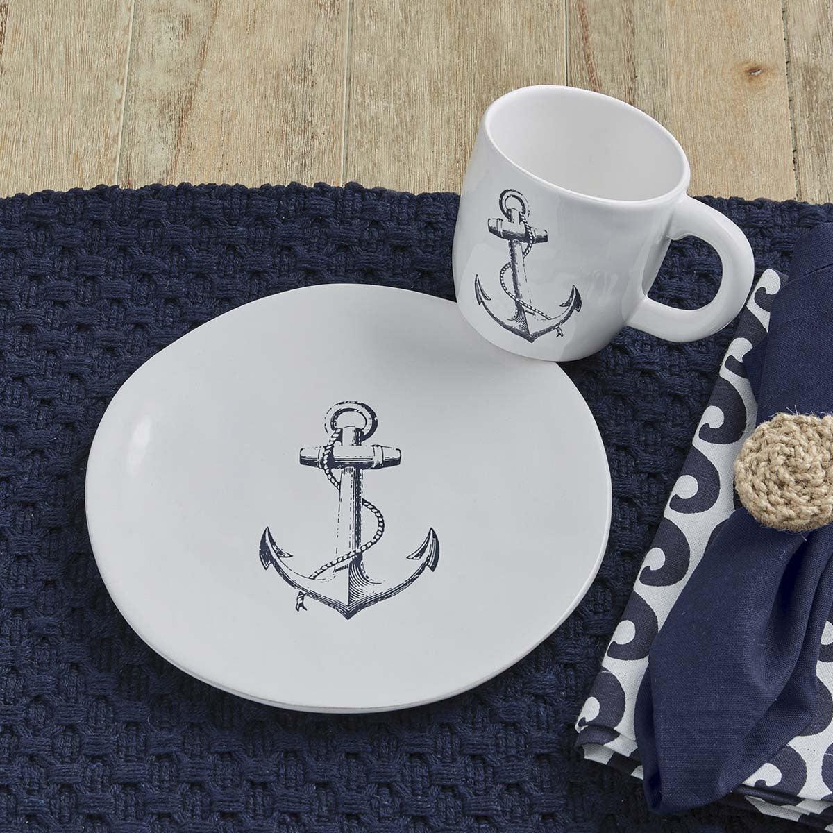 Anchor Salad Plates - Set of 4 Park Designs