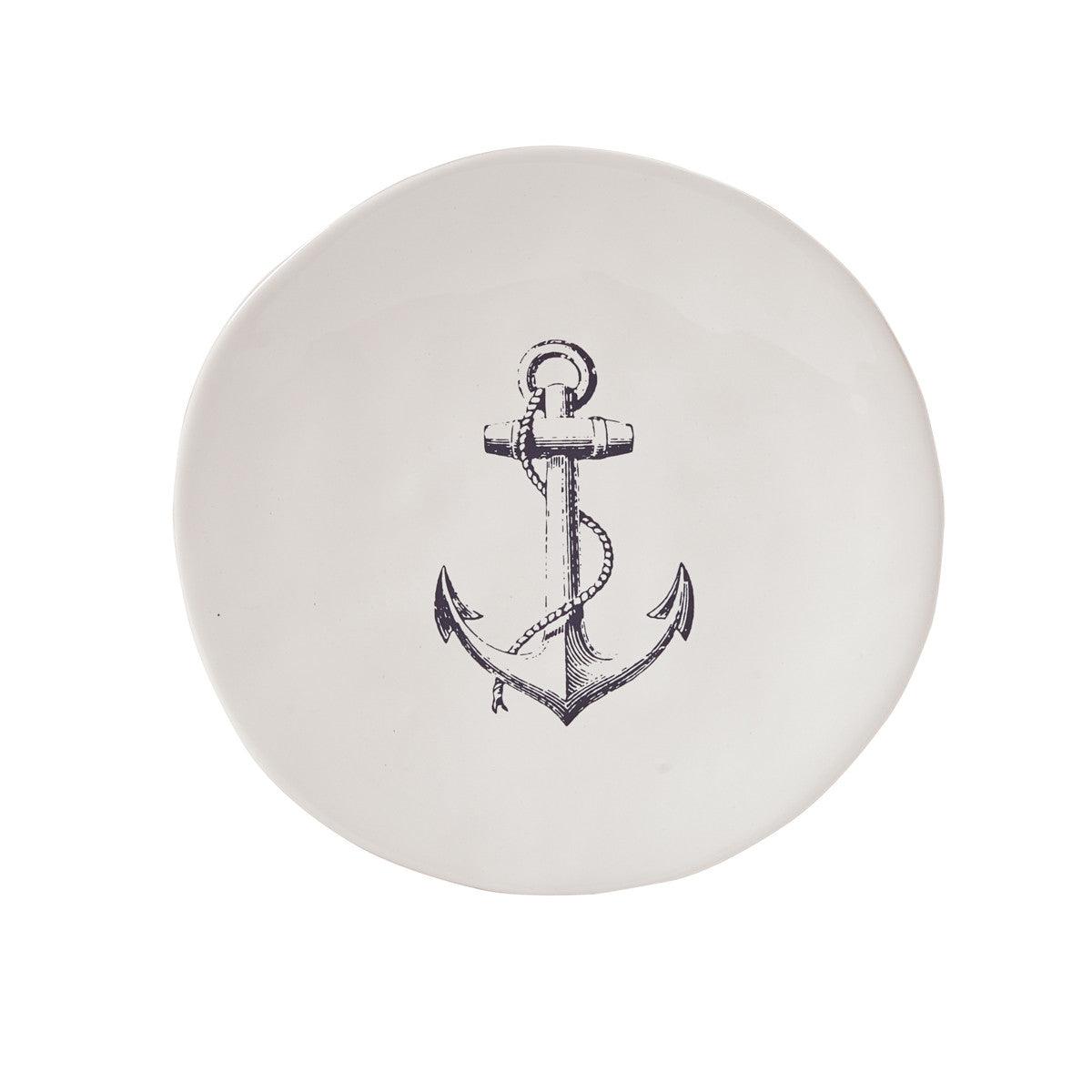 Anchor Salad Plates - Set of 4 Park Designs - The Fox Decor