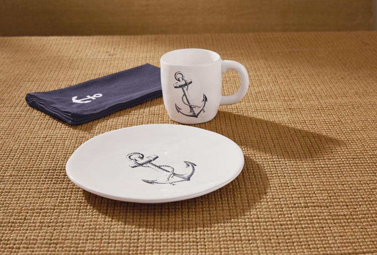 Anchor Salad Plates - Set of 4 Park Designs - The Fox Decor