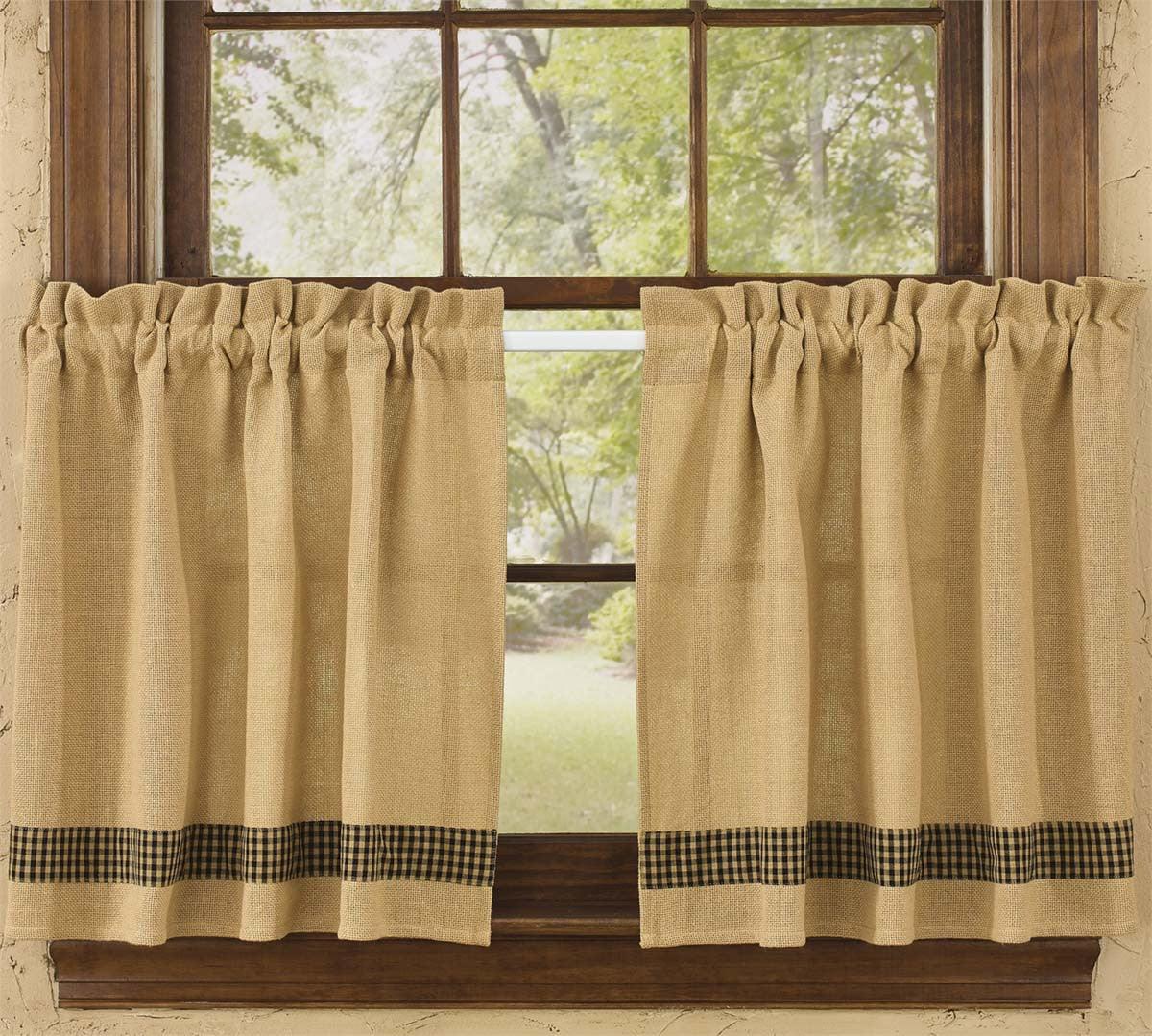 Primitive Burlap & Check Tiers - Park Designs - The Fox Decor