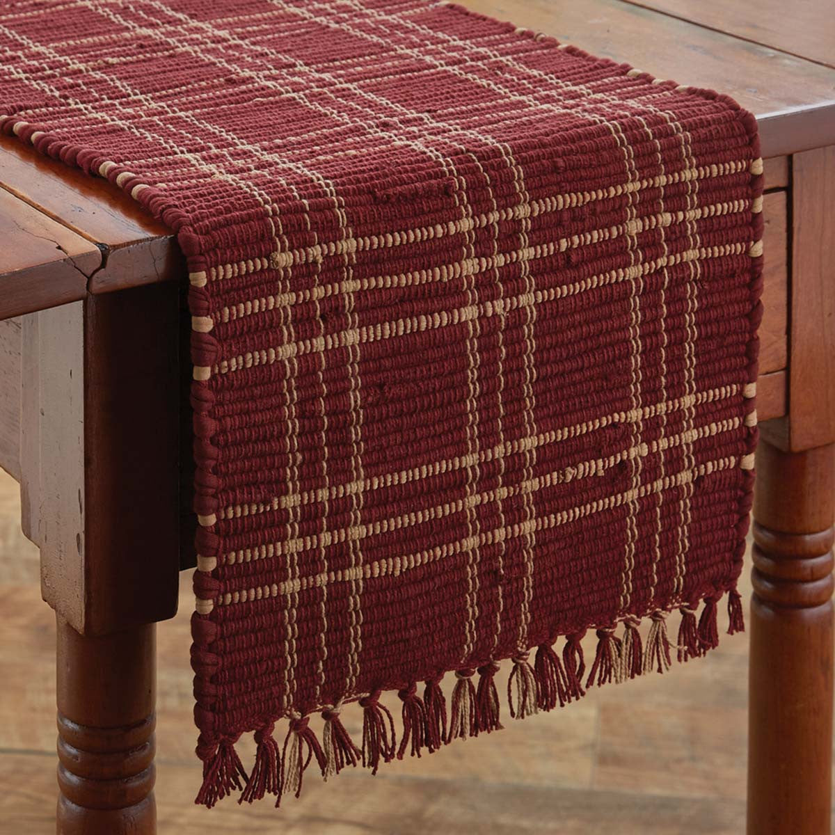 Sturbridge Chindi Table Runner - 36"L - Wine Park Designs - The Fox Decor