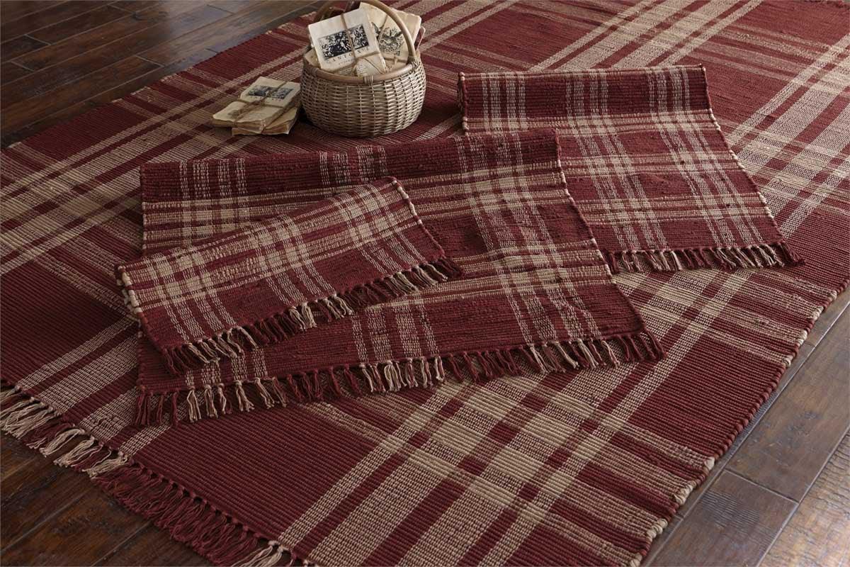 Sturbridge Wine Rag Rugs - The Fox Decor