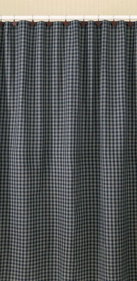 Thumbnail for Sturbridge Navy Shower Curtain 72