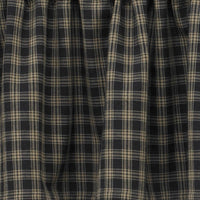 Thumbnail for Sturbridge Black Prairie Gathered Swag Curtains Park Designs - The Fox Decor