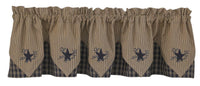 Thumbnail for Sturbridge Navy Star Valance - Point Park Designs - The Fox Decor