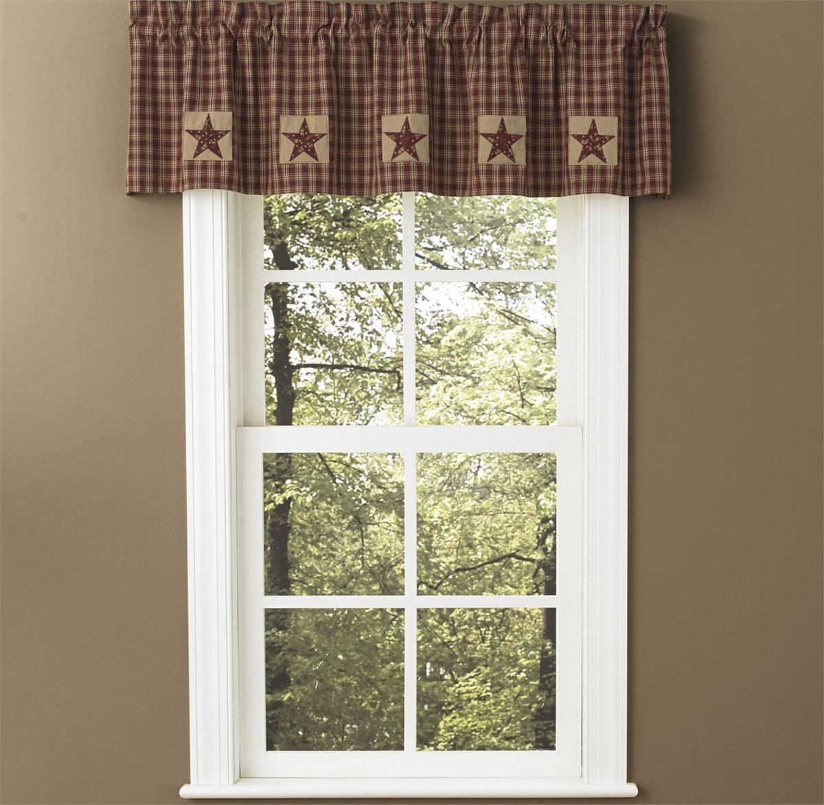 Sturbridge Patch Valance - Wine Park designs