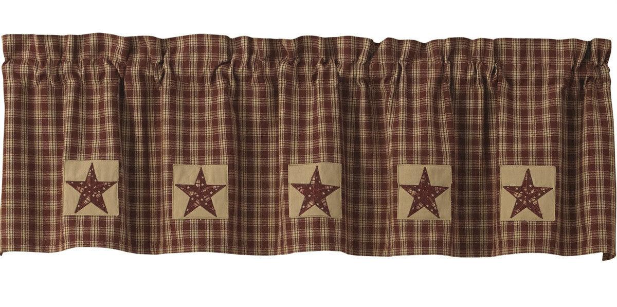 Sturbridge Patch Valance - Wine Park designs - The Fox Decor