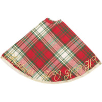 Thumbnail for HO HO Holiday Mini Christmas Tree Skirt 21 VHC Brands - The Fox Decor