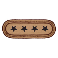 Thumbnail for Potomac Jute Braided Table Runner Stencil Stars 8