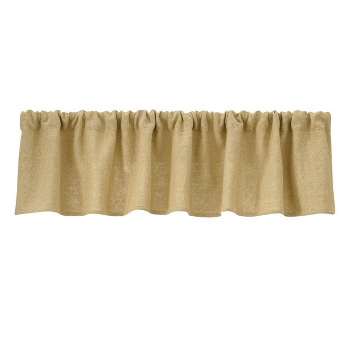 Burlap Farmhouse Valance Park Designs - The Fox Decor