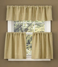 Thumbnail for Burlap Farmhouse Valance Park Designs - The Fox Decor
