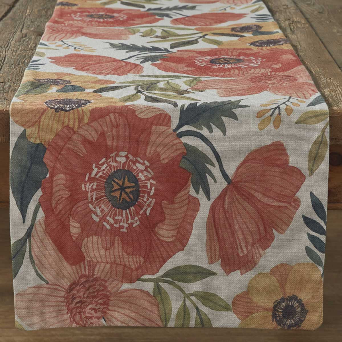 Hibiscus Print Table Runner - 72"L Park Designs