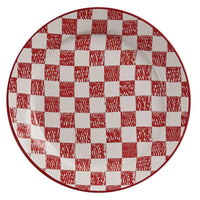 Chicken Coop Salad Plates - Check Set of 4 Park Designs - The Fox Decor