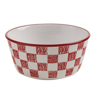 Thumbnail for Chicken Coop Cereal Bowls - Check Set of 4 Park Designs