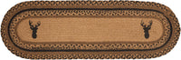 Thumbnail for Trophy Mount Jute Stair Tread Oval Latex 8.5x27 VHC Brands - The Fox Decor