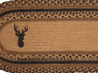 Thumbnail for Trophy Mount Jute Stair Tread Oval Latex 8.5x27 VHC Brands - The Fox Decor
