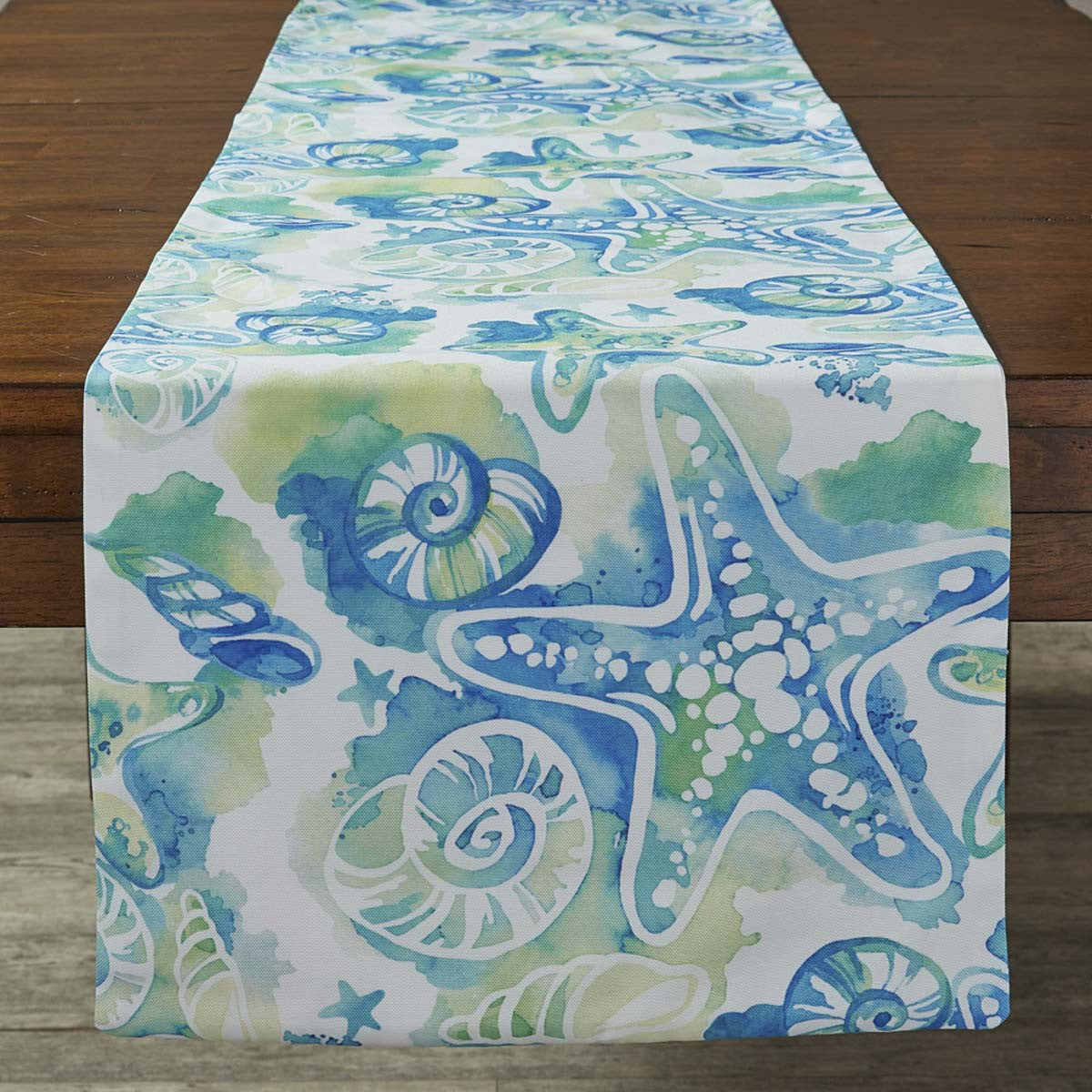 Sealife Print Table Runner - 72"L Park Designs - The Fox Decor