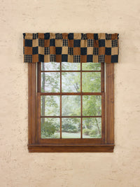 Thumbnail for Prairie Patch Lined Patchwork Valance 60