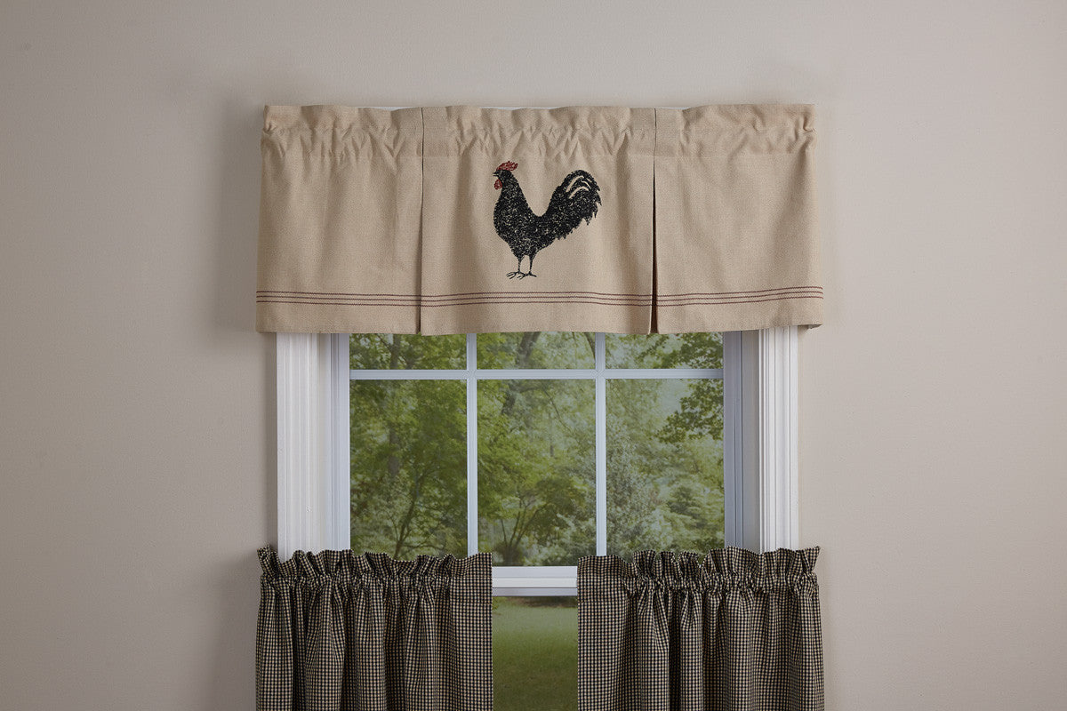 Hen Pecked Valance - Pleated Park designs