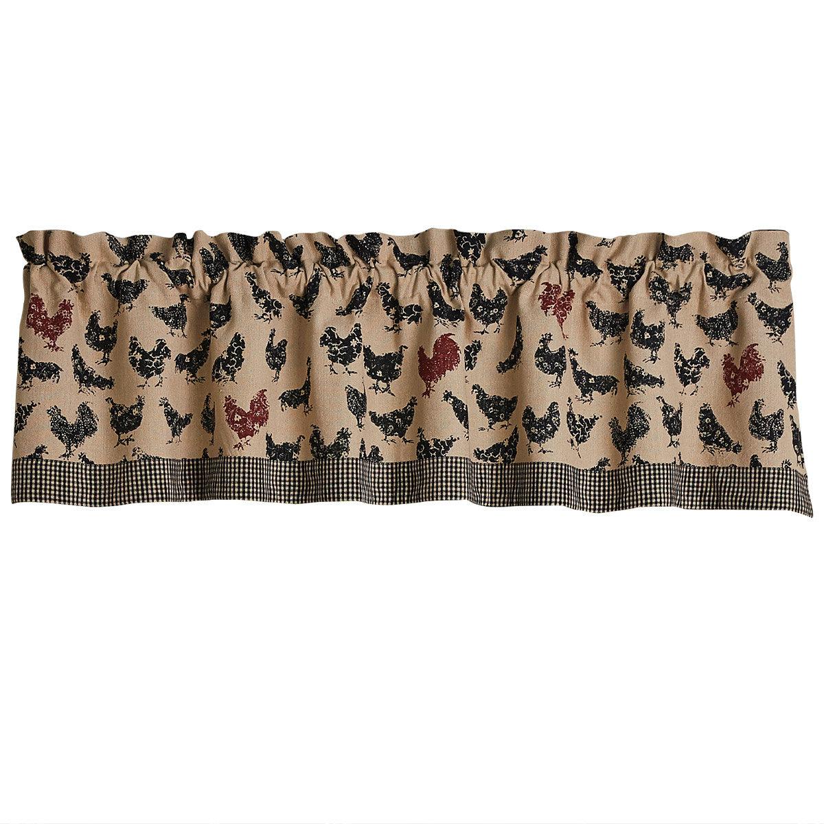 Hen Pecked Hens Valance Park Designs