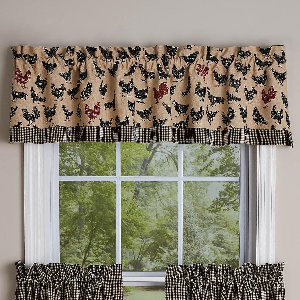 Hen Pecked Hens Valance Park Designs