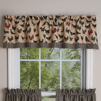 Thumbnail for Hen Pecked Hens Valance Park Designs - The Fox Decor