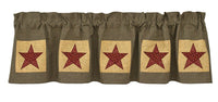 Thumbnail for Country Star Patch Valance Park designs - The Fox Decor