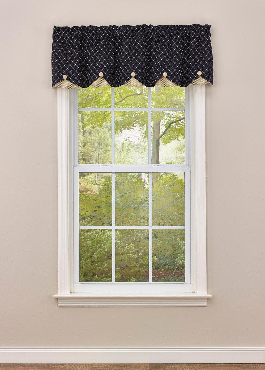Carrington Valance - Scalloped Park Designs - The Fox Decor
