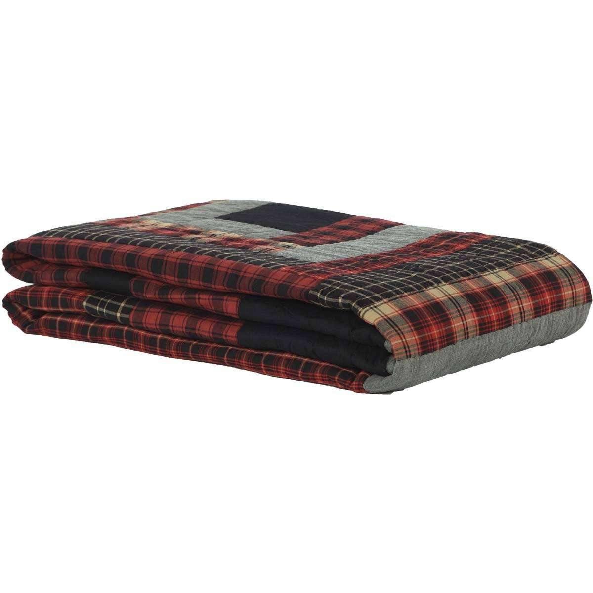 Cumberland King Quilt 105Wx95L VHC Brands folded