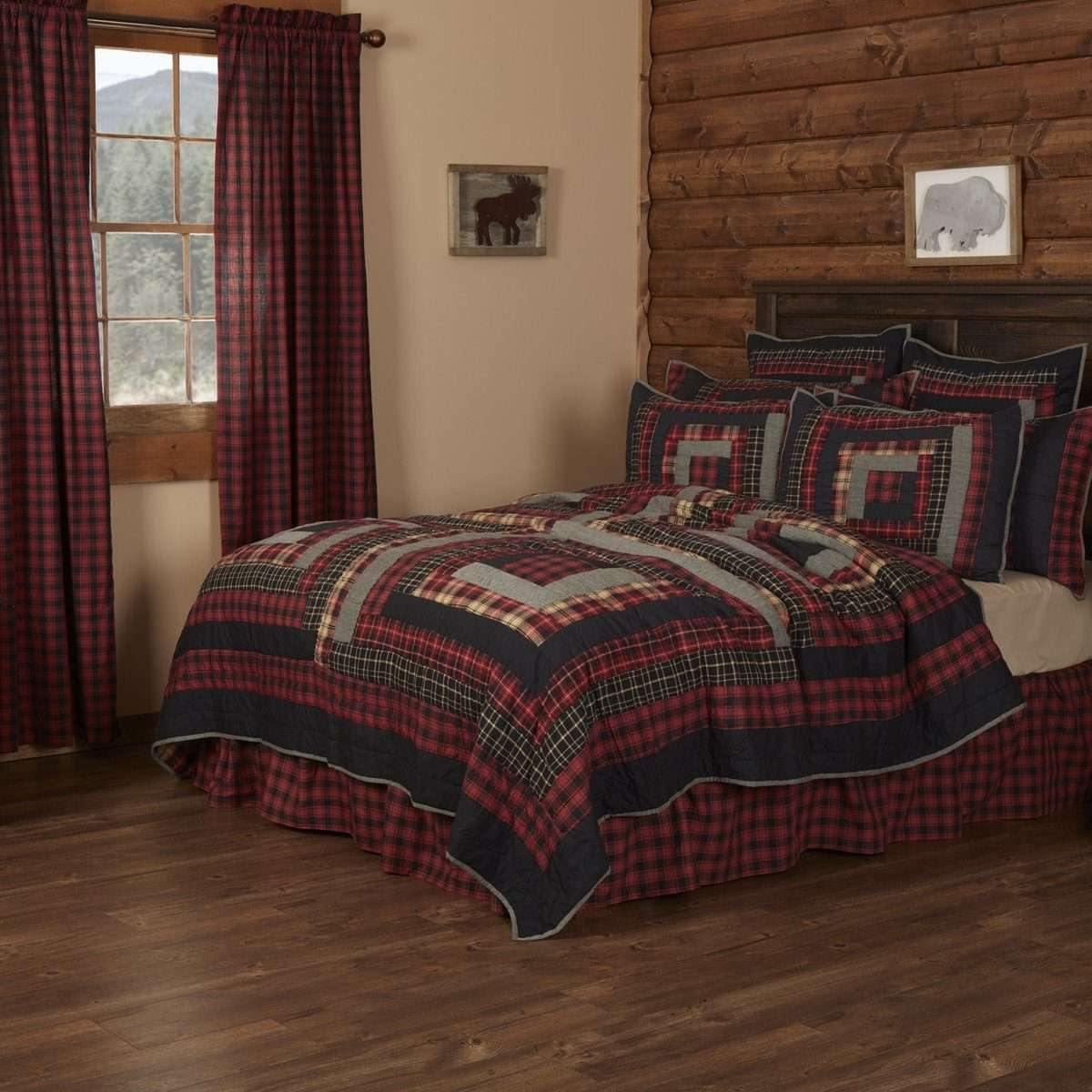 Cumberland Luxury King Quilt 120Wx105L VHC Brands