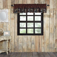 Thumbnail for Cumberland Patchwork Valance Curtain 16x90 - The Fox Decor