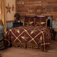 Thumbnail for Folkways Star Luxury King Quilt 120Wx105L VHC Brands shop now