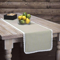 Kendra Stripe Green Runner 13x48 VHC Brands - The Fox Decor