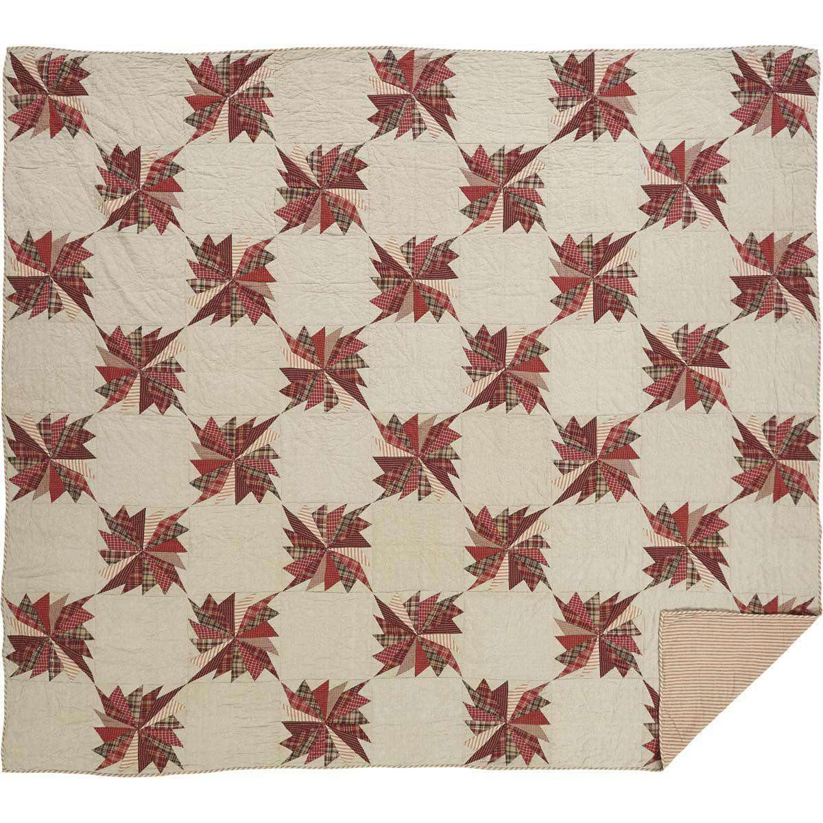 Ozark Luxury King Quilt 120Wx105L VHC Brands - The Fox Decor