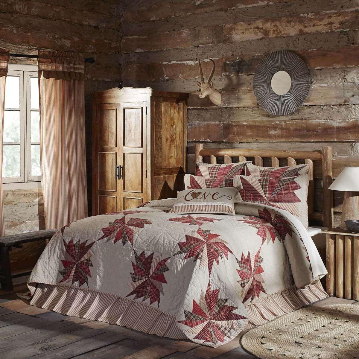 Ozark Luxury King Quilt 120Wx105L VHC Brands - The Fox Decor