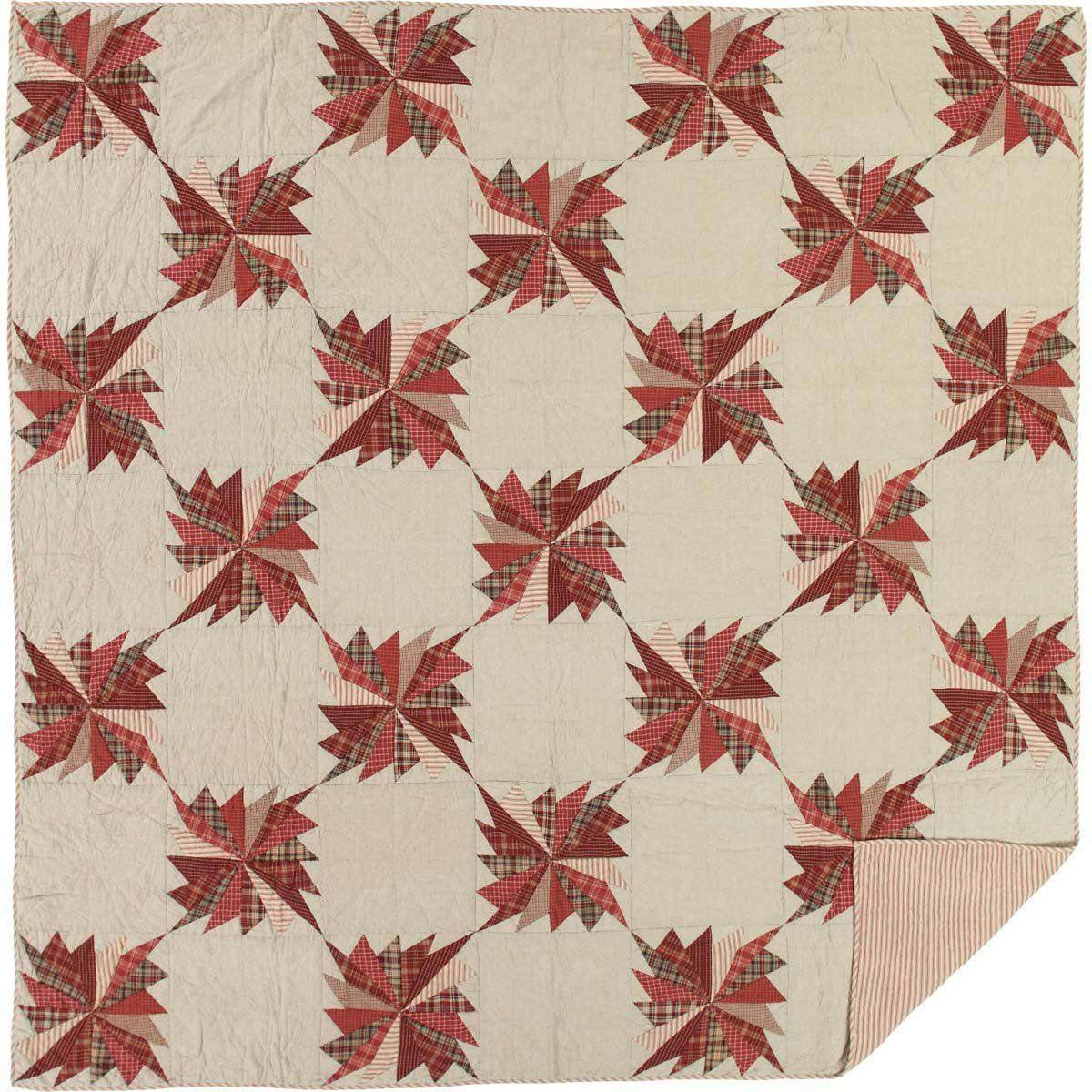 Ozark King Quilt 110Wx97L VHC Brands full