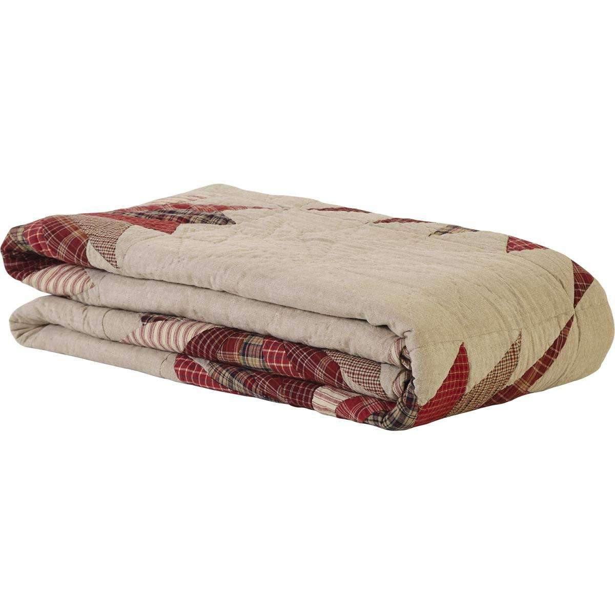 Ozark Twin Quilt VHC Brands  folded