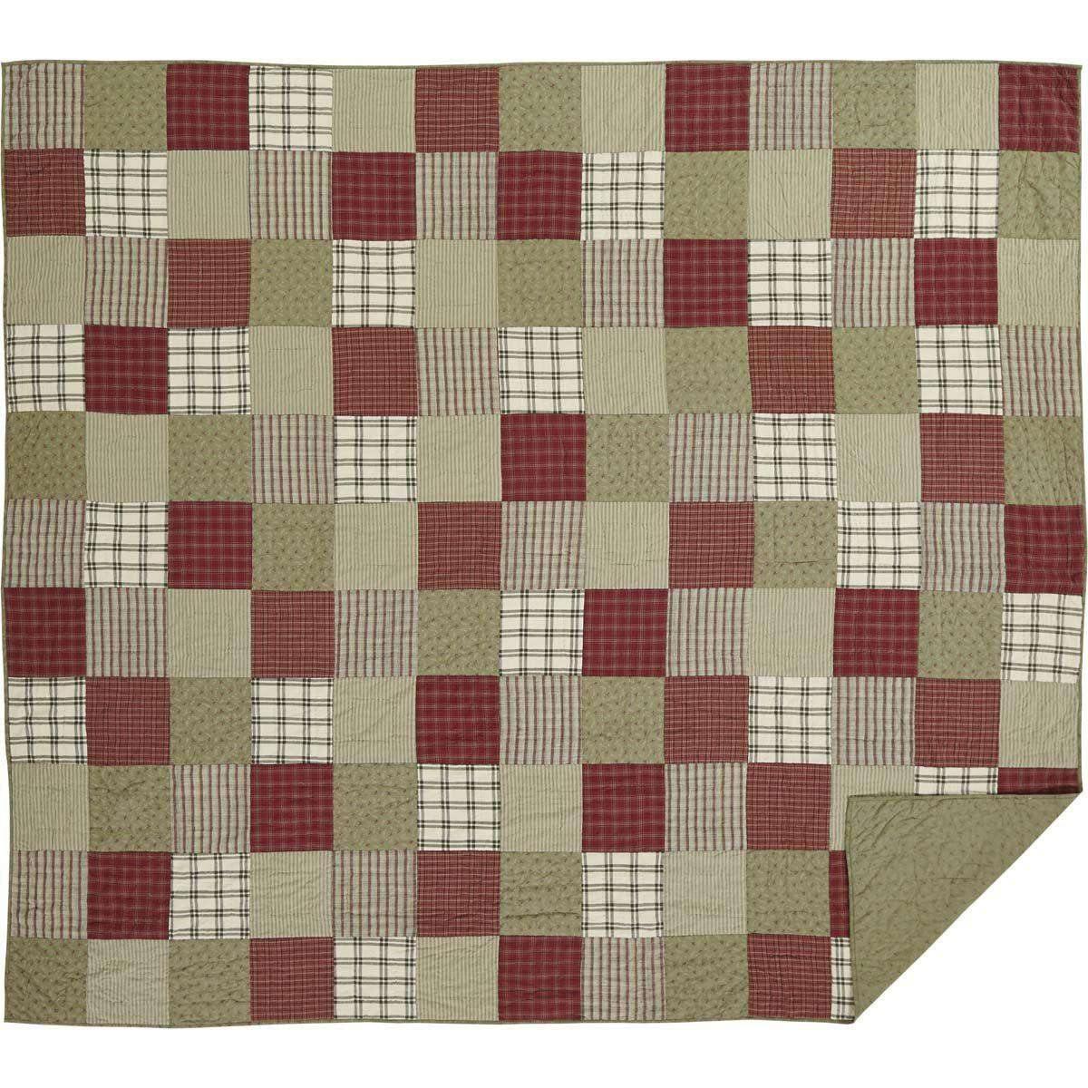 Prairie Winds Luxury King Quilt 120Wx105L VHC Brands - The Fox Decor