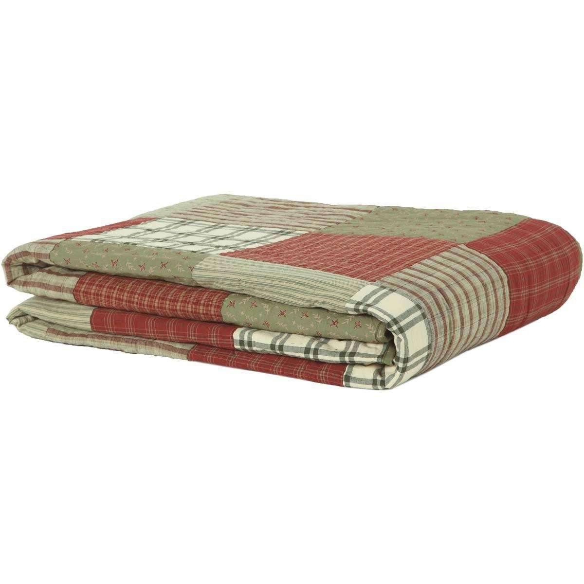 Prairie Winds Luxury King Quilt 120Wx105L VHC Brands - The Fox Decor