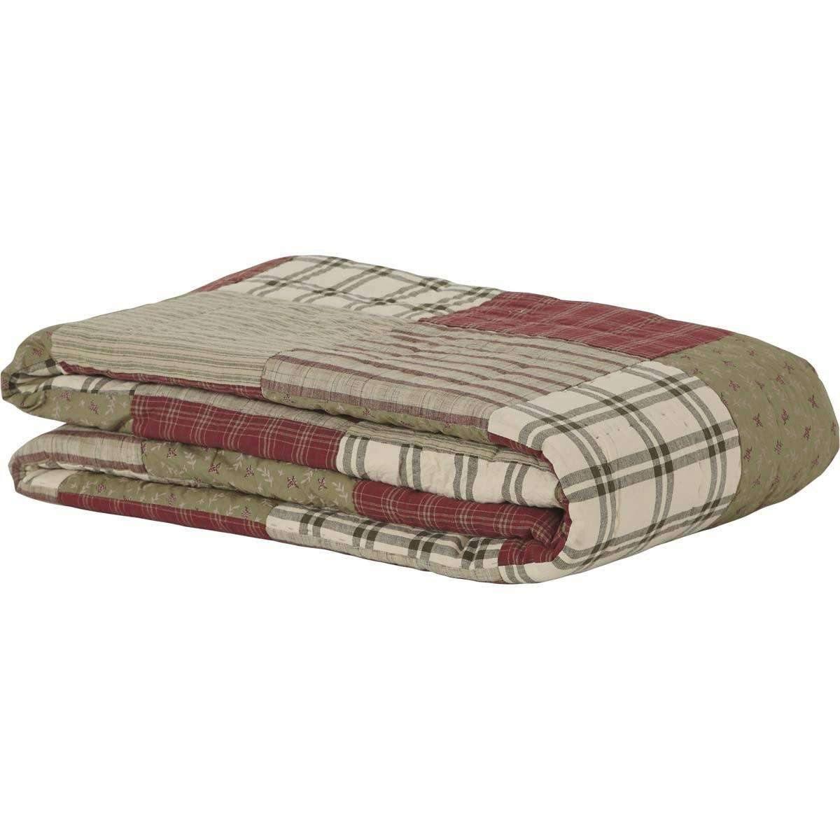 Prairie Winds Twin Quilt 70Wx90L VHC Brands foldedPrairie Winds Queen Quilt 94Wx94L VHC Brands folded