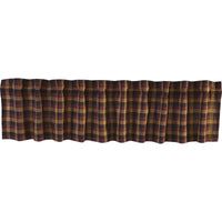 Thumbnail for Heritage Farms Primitive Check Valance Curtain 16x90 - The Fox Decor