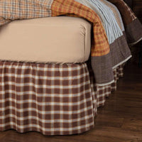 Thumbnail for Rory Bed Skirts Chocolate, Creme, Almond VHC Brands - The Fox Decor